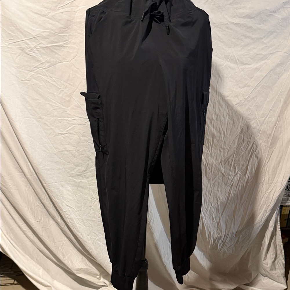 Black Jogger Cargo Pants